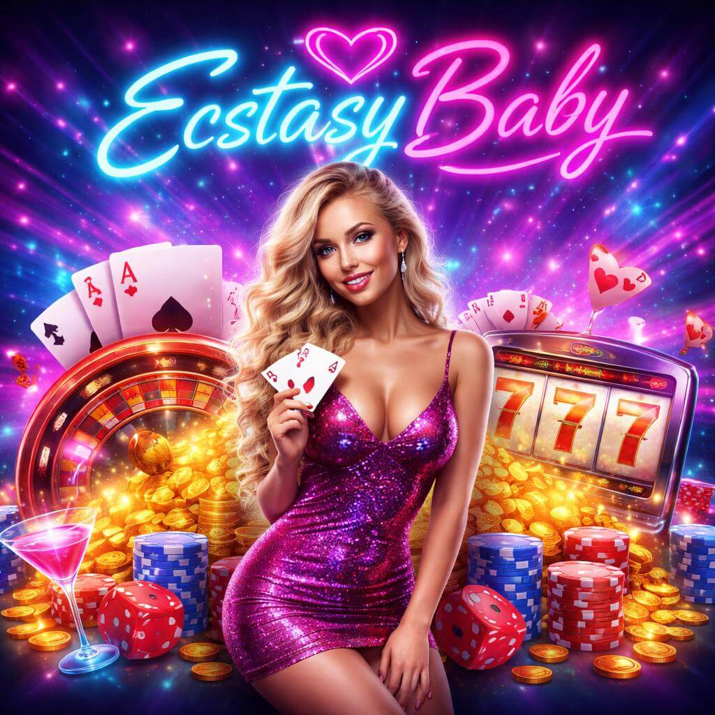 EcstasyBaby gaming hub showcasing immersive casino games, jackpots, and table classics